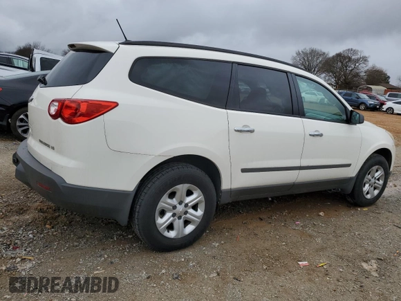 2012 Chevrolet Traverse LS with VIN 1GNKREED6CJ353291, listed as a Copart auction lot 47618165 with 150,071 mi miles and Salvage Title. Bid and sale history available at DreamBid. Image 3.