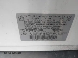 2023 Nissan Kicks SR with VIN 3N1CP5DV5PL477504, listed as a IAAI auction lot 41264248 with 35,522 mi miles and . Bid and sale history available at carsss.com. Image 9.