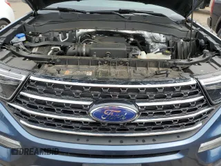 2020 Ford Explorer XLT with VIN 1FMSK8DH6LGA42861, listed as a Copart auction lot 53806025 with 61,283 mi miles and Salvage Title. Bid and sale history available at DreamBid. Image 11.