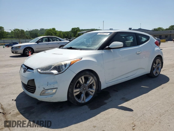 2012 Hyundai Veloster w/Gray Int with VIN KMHTC6AD7CU049777, listed as a Copart auction lot 54800215 with 221,091 mi miles and Clean title. Bid and sale history available at DreamBid. Image 1.
