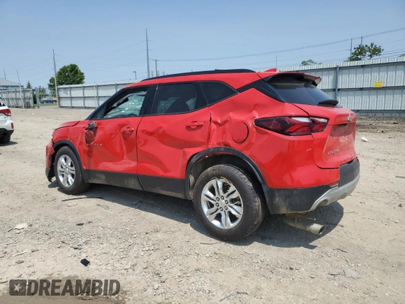 2019 Chevrolet Blazer with VIN 3GNKBGRS9KS676417, listed as a Copart auction lot 58323135 with 38,257 mi miles and Clean title. Bid and sale history available at DreamBid. Image 2.