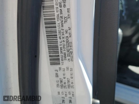 2016 Ram 1500 Tradesman z VIN 3C6JR6DT6GG282434, wystawiony jako Copart lot #56062375 z przebiegiem 123 990 mil mil oraz Szkoda całkowita • Salvage title. Historia ofert i sprzedaży dostępna na DreamBid. Obrazek 12.