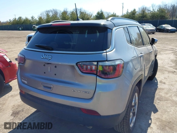 2018 Jeep Compass Limited with VIN 3C4NJDCB9JT283493, listed as a IAAI auction lot 41776578 with 117,876 mi miles. Bid and sale history available at carsss.com. Image 4.