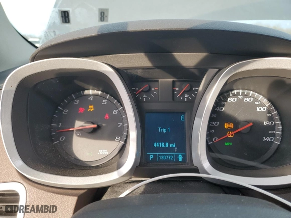 2011 Chevrolet Equinox LT w/2LT with VIN 2CNFLPE53B6224805, listed as a Copart auction lot 44012915 with 130,772 mi miles and Clean Title. Bid and sale history available at carsss.com. Image 9.