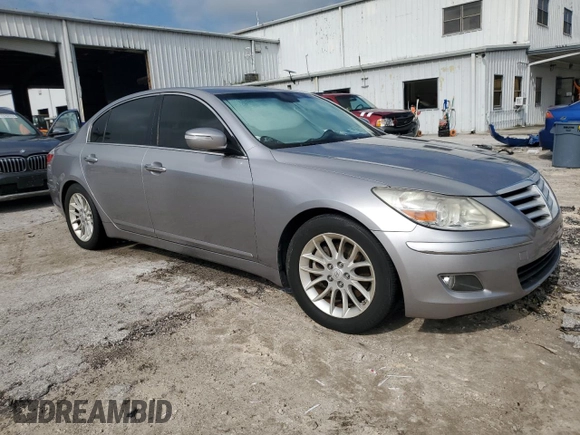 2010 Hyundai Genesis with VIN KMHGC4DE6AU096967, listed as a Copart auction lot 74145044 with 0 mi miles and Non Repairable. Bid and sale history available at carsss.com. Image 4.