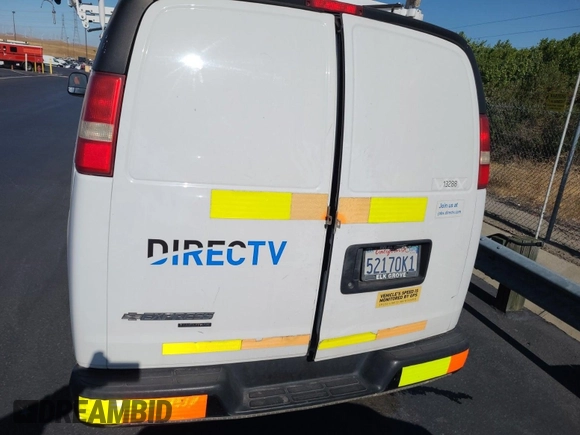 2013 Chevrolet Express Cargo with VIN 1GCWGFCA6D1142155, listed as a IAAI auction lot 42670323 with 213,723 mi miles and . Bid and sale history available at DreamBid. Image 21.