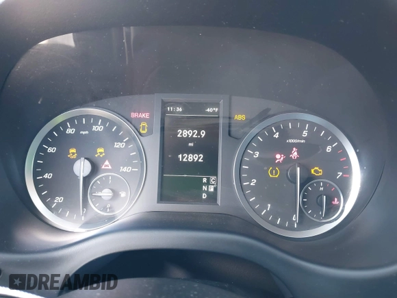2023 Mercedes-Benz Metris with VIN W1WV0FEY9P4362357, listed as a IAAI auction lot 41722206 with 12,892 mi miles and . Bid and sale history available at DreamBid. Image 7.