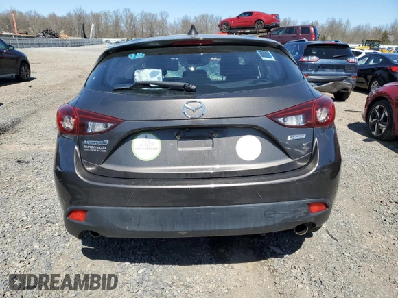 2014 Mazda 3 i Grand Touring with VIN JM1BM1M74E1206837, listed as a Copart auction lot 52314345 with Not Provided miles and Salvage Title. Bid and sale history available at DreamBid. Image 6.