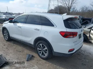 2019 Kia Sorento EX with VIN 5XYPHDA59KG464880, listed as a IAAI auction lot 41380730 with 93,817 mi miles and . Bid and sale history available at carsss.com. Image 3.