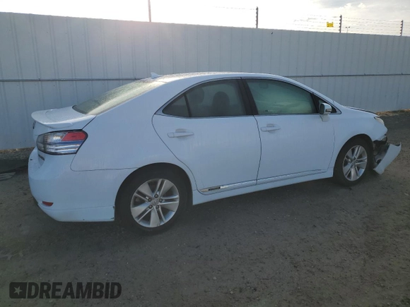 2010 Lexus HS with VIN JTHBB1BA7A2003304, listed as a Copart auction lot 75722344 with 154,641 mi miles and Salvage Title. Bid and sale history available at carsss.com. Image 3.