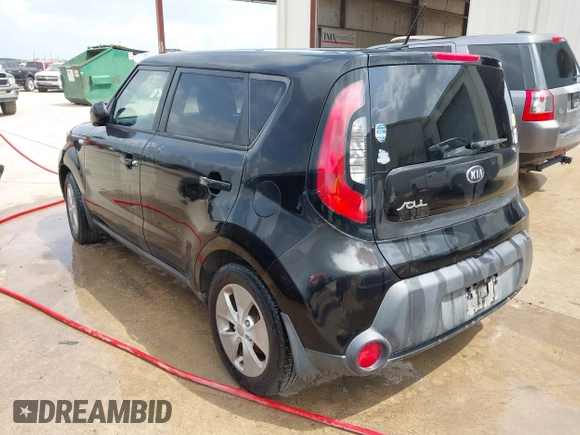 2014 Kia Soul with VIN KNDJN2A22E7004308, listed as a IAAI auction lot 42035335 with 1 mi miles. Bid and sale history available at carsss.com. Image 3.