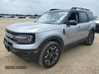 2023 Ford Bronco Sport Outer Banks с VIN 3FMCR9C62PRE27791, выставлен на аукционе Copart как лот 54893045 с пробегом 21 778 миль миль и Чистый • Clean title. История ставок и продаж доступна на DreamBid. Изображение 1.