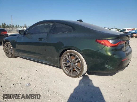 2023 BMW 4 Series M440i xDrive with VIN WBA13AR03PCM86264, listed as a Copart auction lot 47460525 with 7,881 mi miles and Clean Title. Bid and sale history available at DreamBid. Image 2.