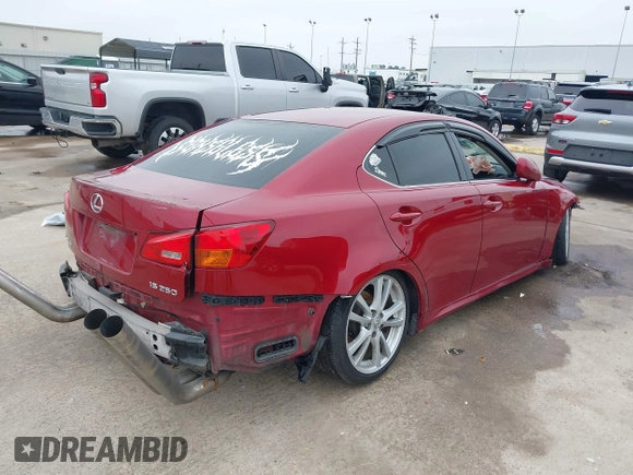 2006 Lexus IS 250 with VIN JTHBK262062006786, listed as a IAAI auction lot 41413517 with 157,788 mi miles and . Bid and sale history available at DreamBid. Image 4.