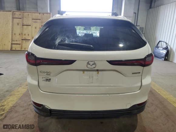 2024 Mazda CX-90 3.3 Turbo Select with VIN JM3KKAHD9R1132558, listed as a Copart auction lot 69250334 with 4,481 mi miles and Salvage Title. Bid and sale history available at carsss.com. Image 6.