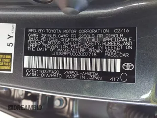 2016 Toyota Prius Two with VIN JTDKBRFU0G3007718, listed as a IAAI auction lot 41923304 with 96,847 mi miles and . Bid and sale history available at DreamBid. Image 9.