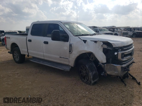 2021 Ford Super Duty F-250 SRW XL with VIN 1FT7W2BT2MEC37128, listed as a Copart auction lot 79178474 with 103,992 mi miles and Salvage Title. Bid and sale history available at carsss.com. Image 4.