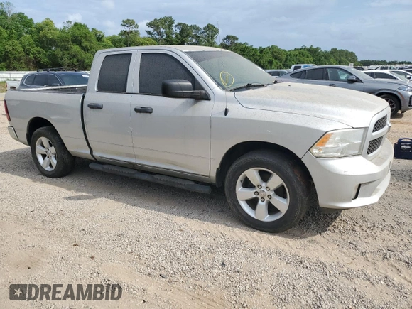 2015 Ram 1500 Express with VIN 1C6RR6FT3FS779545, listed as a Copart auction lot 53300715 with 156,972 mi miles and Salvage title. Bid and sale history available at DreamBid. Image 4.