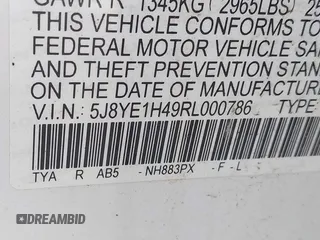 2024 Acura MDX Technology with VIN 5J8YE1H49RL000786, listed as a IAAI auction lot 42617133 with 40,667 mi miles and . Bid and sale history available at DreamBid. Image 9.
