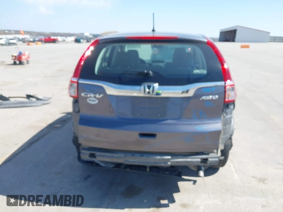 2016 Honda CR-V LX with VIN 5J6RM4H3XGL135927, listed as a IAAI auction lot 41899292 with 165,000 mi miles. Bid and sale history available at carsss.com. Image 6.