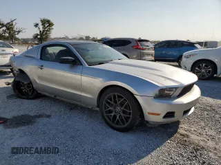 2012 Ford Mustang V6 Premium with VIN 1ZVBP8AM7C5223225, listed as a Copart auction lot 53139935 with 122,982 mi miles and Salvage Title. Bid and sale history available at carsss.com. Image 4.