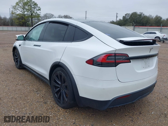 2022 Tesla Model X Plaid with VIN 7SAXCBE68NF333394, listed as a IAAI auction lot 41615086 with Not Provided miles and . Bid and sale history available at DreamBid. Image 3.