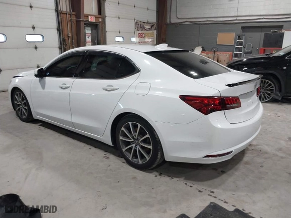 2017 Acura TLX V6 w/Technology Pkg with VIN 19UUB3F51HA000502, listed as a IAAI auction lot 41832991 with 117,081 mi miles. Bid and sale history available at carsss.com. Image 3.