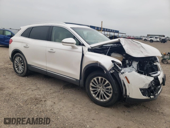 2017 Lincoln MKX Select with VIN 2LMPJ6KR1HBL16737, listed as a Copart auction lot 87605245 with 13,606 mi miles and Salvage Title. Bid and sale history available at carsss.com. Image 4.