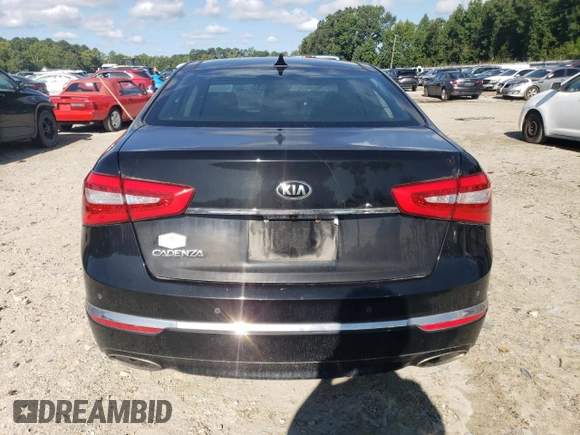2015 Kia Cadenza Premium with VIN KNALN4D79F5180889, listed as a Copart auction lot 68486404 with 106,196 mi miles and Salvage Title. Bid and sale history available at carsss.com. Image 6.