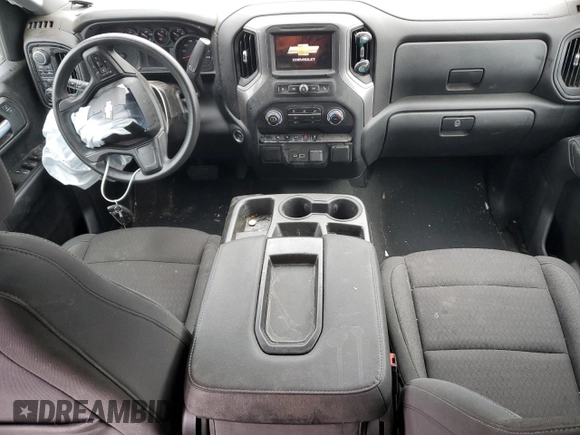 2022 Chevrolet Silverado 1500 Custom with VIN 1GCPDBEK5NZ569941, listed as a Copart auction lot 82292514 with 17,191 mi miles and Salvage Title. Bid and sale history available at carsss.com. Image 8.