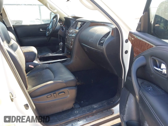 2020 Nissan Armada Platinum with VIN JN8AY2NF2L9361725, listed as a IAAI auction lot 41402106 with Not Provided miles. Bid and sale history available at carsss.com. Image 5.