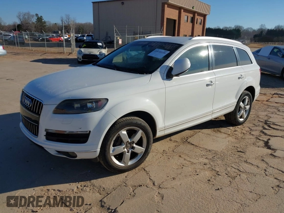 2012 Audi Q7 3.0L TDI Premium with VIN WA1CMAFE2CD003810, listed as a IAAI auction lot 41672139 with 163,222 mi miles. Bid and sale history available at carsss.com. Image 2.