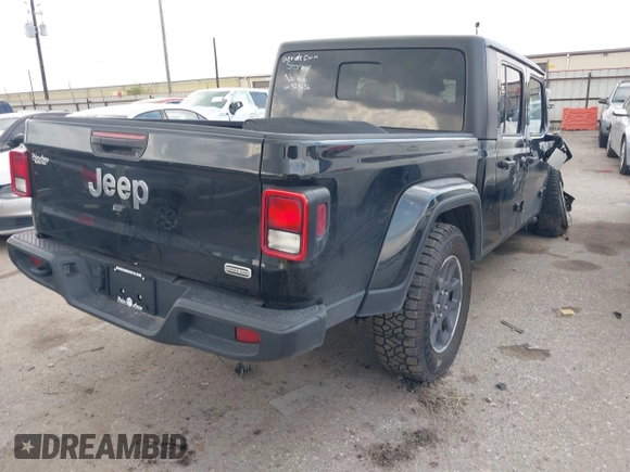 2023 Jeep Gladiator Overland z VIN 1C6HJTFG2PL523686, wystawiony jako IAAI lot #42134627 z przebiegiem 33 575 mil mil oraz . Historia ofert i sprzedaży dostępna na DreamBid. Obrazek 4.