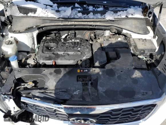 2019 Kia Sorento LX with VIN 5XYPGDA39KG540003, listed as a Copart auction lot 45834465 with 117,334 mi miles and Salvage Title. Bid and sale history available at DreamBid. Image 12.