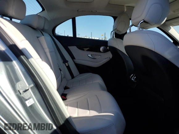 2015 Mercedes-Benz C 300 Luxury with VIN 55SWF4KBXFU095304, listed as a Copart auction lot 54377765 with 43,233 mi miles and Salvage Title. Bid and sale history available at DreamBid. Image 10.