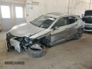 2022 Lexus UX 250h with VIN JTHX9JBH3N2058322, listed as a Copart auction lot 61646505 with 46,297 mi miles and Salvage title. Bid and sale history available at DreamBid. Image 1.