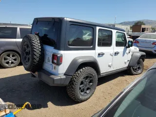 2023 Jeep Wrangler с VIN 1C4JJXN65PW651137, выставлен на аукционе Copart как лот 56337465 с пробегом 22 349 миль миль и Списание • Salvage title. История ставок и продаж доступна на DreamBid. Изображение 3.