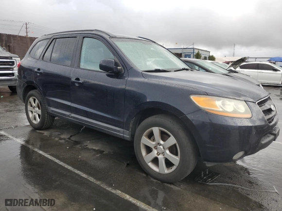 2008 Hyundai Santa Fe SE with VIN 5NMSH13E78H129850, listed as a Copart auction lot 48942265 with 158,947 mi miles and Clean Title. Bid and sale history available at carsss.com. Image 4.