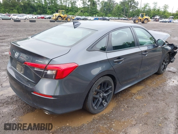 2023 Honda Civic Sport with VIN 2HGFE2F5XPH515699, listed as a IAAI auction lot 42441217 with 44,595 mi miles and . Bid and sale history available at DreamBid. Image 4.