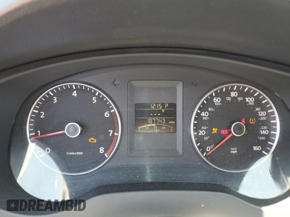 2012 Volkswagen Jetta SE с VIN 3VWDP7AJ5CM411860, выставлен на аукционе Copart как лот 61605695 с пробегом 187 743 миль миль и Чистый • Clean title. История ставок и продаж доступна на DreamBid. Изображение 9.