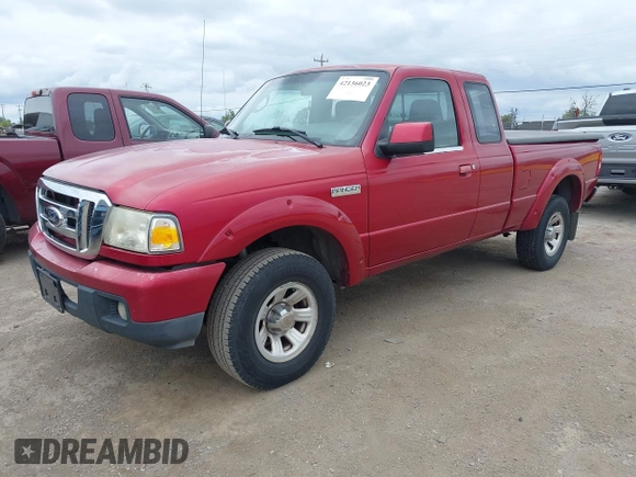 2007 Ford Ranger XL with VIN 1FTYR14U07PA44853, listed as a IAAI auction lot 42136023 with 205,893 mi miles. Bid and sale history available at carsss.com. Image 2.