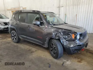 2021 Jeep Renegade Trailhawk with VIN ZACNJDC11MPM22564, listed as a Copart auction lot 50128745 with 30,738 mi miles and Salvage title. Bid and sale history available at DreamBid. Image 4.