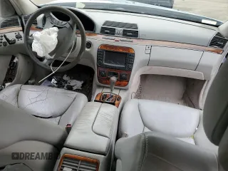 2005 Mercedes-Benz S-Class 5.0L with VIN WDBNG75J65A453860, listed as a Copart auction lot 73769764 with 0 mi miles and Salvage Title. Bid and sale history available at carsss.com. Image 8.