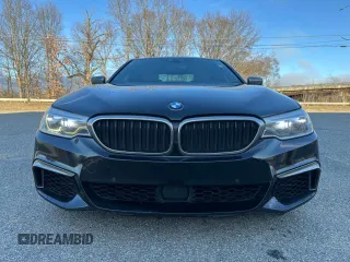 2018 BMW 5 Series M550i xDrive with VIN WBAJB9C55JB035226, listed as a Copart auction lot 60850325 with 156,183 mi miles and Clean title. Bid and sale history available at DreamBid. Image 12.