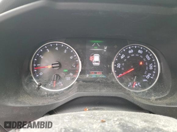 2019 Toyota RAV4 LE with VIN JTMG1RFV4KD004180, listed as a Copart auction lot 57127095 with 71,454 mi miles and Salvage title. Bid and sale history available at DreamBid. Image 9.