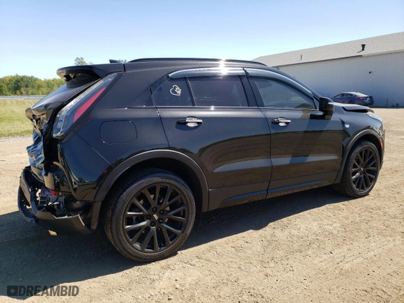 2023 Cadillac XT4 FWD Sport with VIN 1GYFZER41PF225631, listed as a Copart auction lot 70441144 with 13,689 mi miles and Salvage Title. Bid and sale history available at carsss.com. Image 3.
