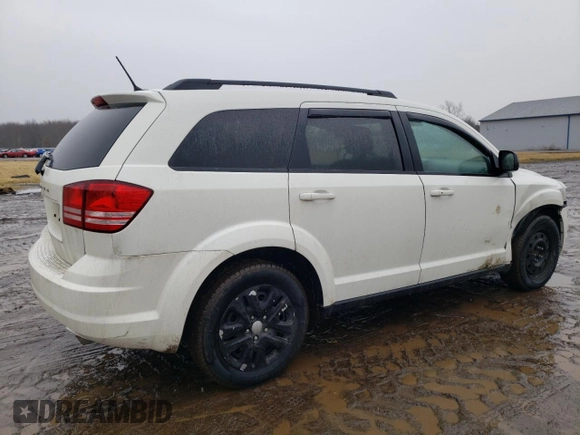 2016 Dodge Journey SE with VIN 3C4PDCAB0GT237833, listed as a Copart auction lot 47016185 with 184,130 mi miles and Salvage Title. Bid and sale history available at carsss.com. Image 3.