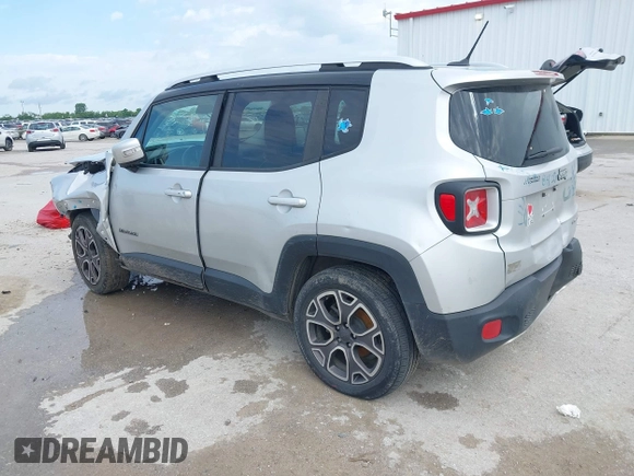 2015 Jeep Renegade Limited with VIN ZACCJADT5FPB78882, listed as a IAAI auction lot 42299074 with 137,089 mi miles and . Bid and sale history available at DreamBid. Image 3.