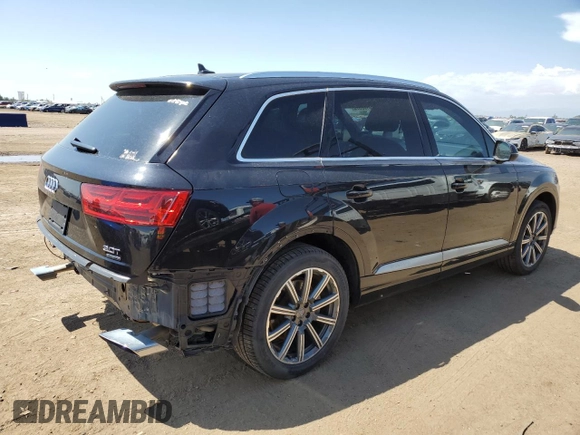 2017 Audi Q7 Premium Plus with VIN WA1LAAF72HD056590, listed as a Copart auction lot 66102874 with 130,569 mi miles and Salvage Title. Bid and sale history available at DreamBid. Image 3.