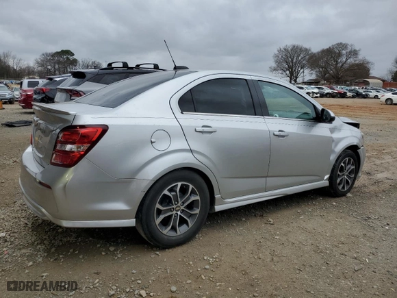 2017 Chevrolet Sonic LT with VIN 1G1JD5SH8H4136494, listed as a Copart auction lot 47835045 with 150,466 mi miles and Salvage Title. Bid and sale history available at carsss.com. Image 3.